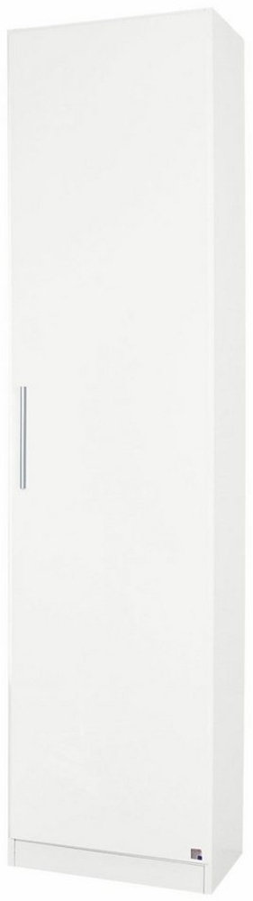 Rauch Möbel Minosa Schrank Kleiderschrank Drehtürenschrank 1-türig, Weiß, inkl. Zubehörpaket Basic 4 Einlegeböden, BxHxT 47 x 197 x 41 cm Bild 1
