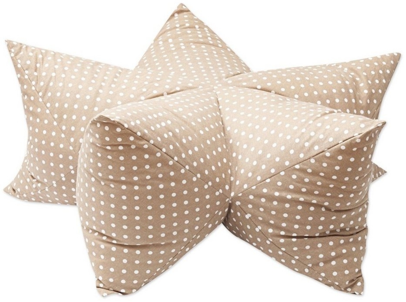Aumüller Tierkissen Sternenkissen Dots Beige, 85 cm, Liegekissen für Hunde und Katzen Bild 1