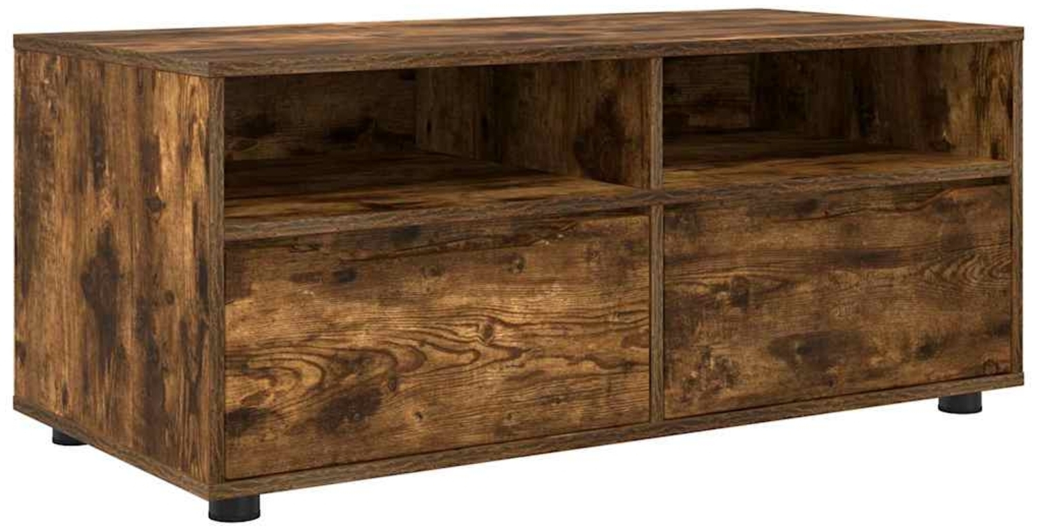 vidaXL TV-Schränk Geräucherte Eiche 100 x 48 x 43 cm Holzwerkstoff 888932 Bild 1
