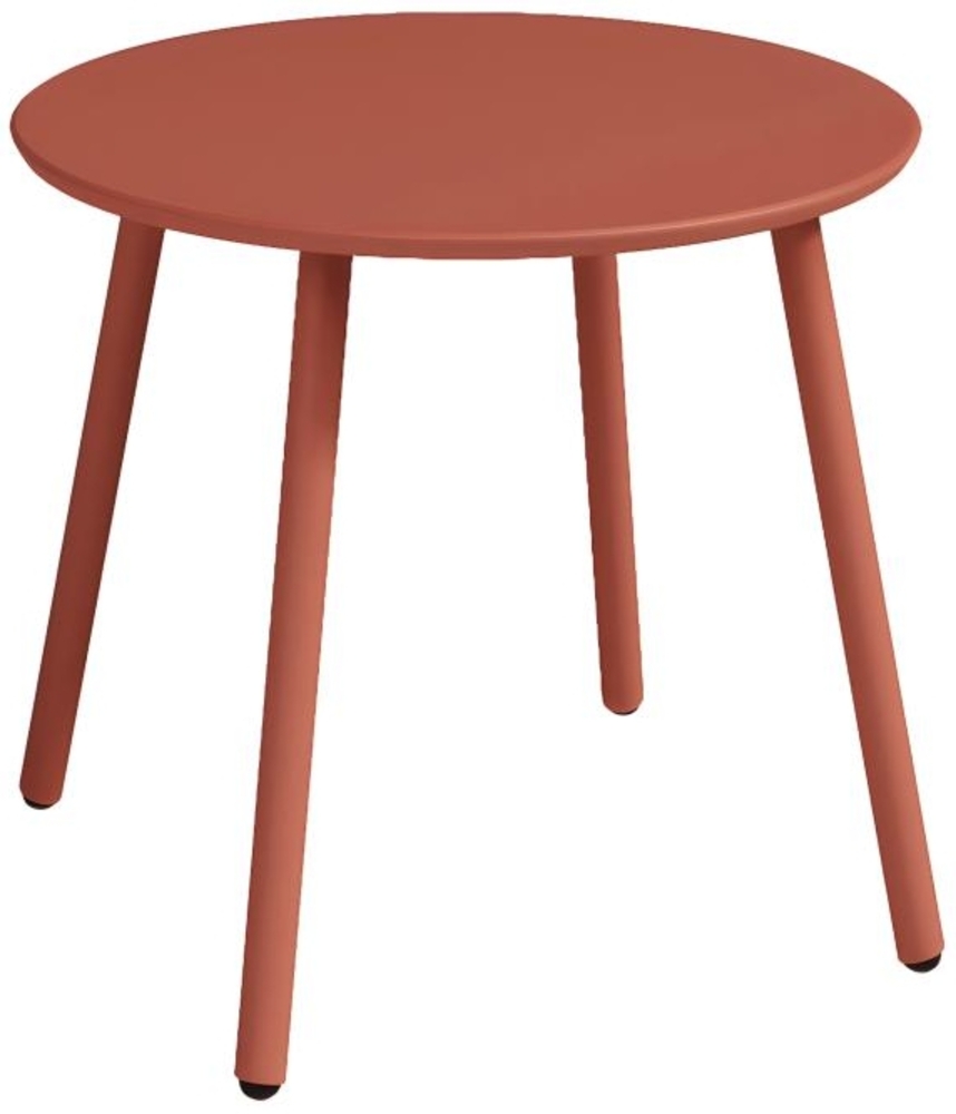 Vente-unique - Garten-Beistelltisch - Metall - Terracotta - MIRMANDE von MYLIA Bild 1