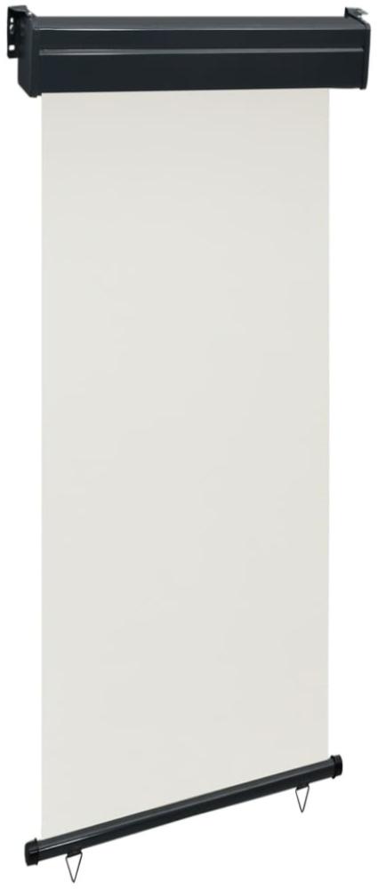 vidaXL Balkon-Seitenmarkise 85x250 cm Creme Bild 1