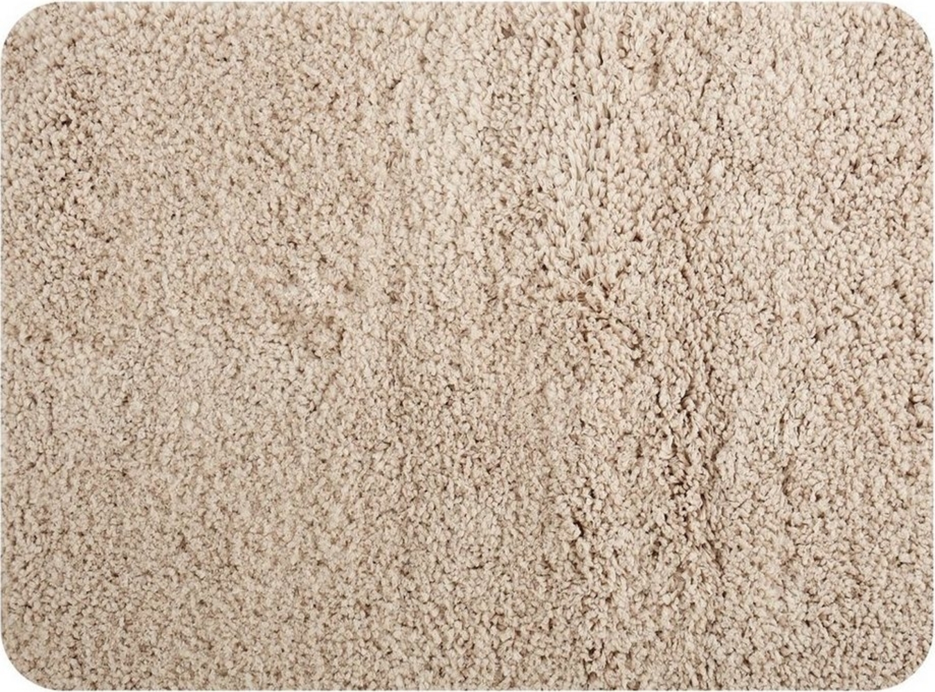 MSV Badteppich Badematte Badvorleger Duschvorleger Mikrofaser Hochflor flauschig 40x60 cm – Beige Bild 1