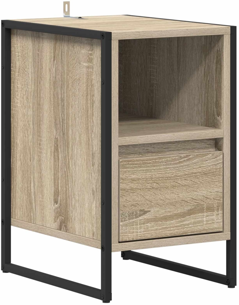 vidaXL Nachttisch Sonoma 39,5 x 30 x 50 cm Holzwerkstoff 886656 Bild 1
