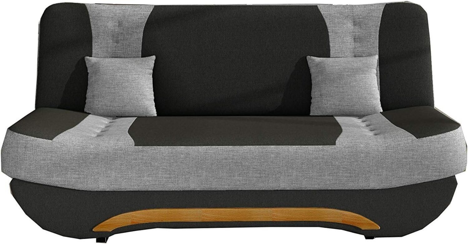 MOEBLO Schlafsofa Feba, Couch für Wohnzimmer Sofagarnitur Polstersofa Kippsofa Klappsofa Click-Clack, mit Schlaffunktion und Bettkasten Bild 1