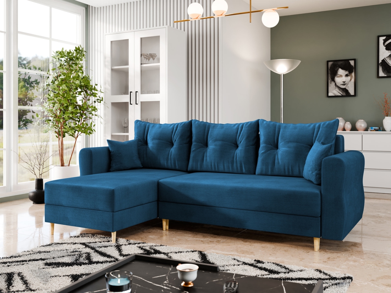 Ecksofa Zyruno L (Farbe: Manila 26) Bild 1