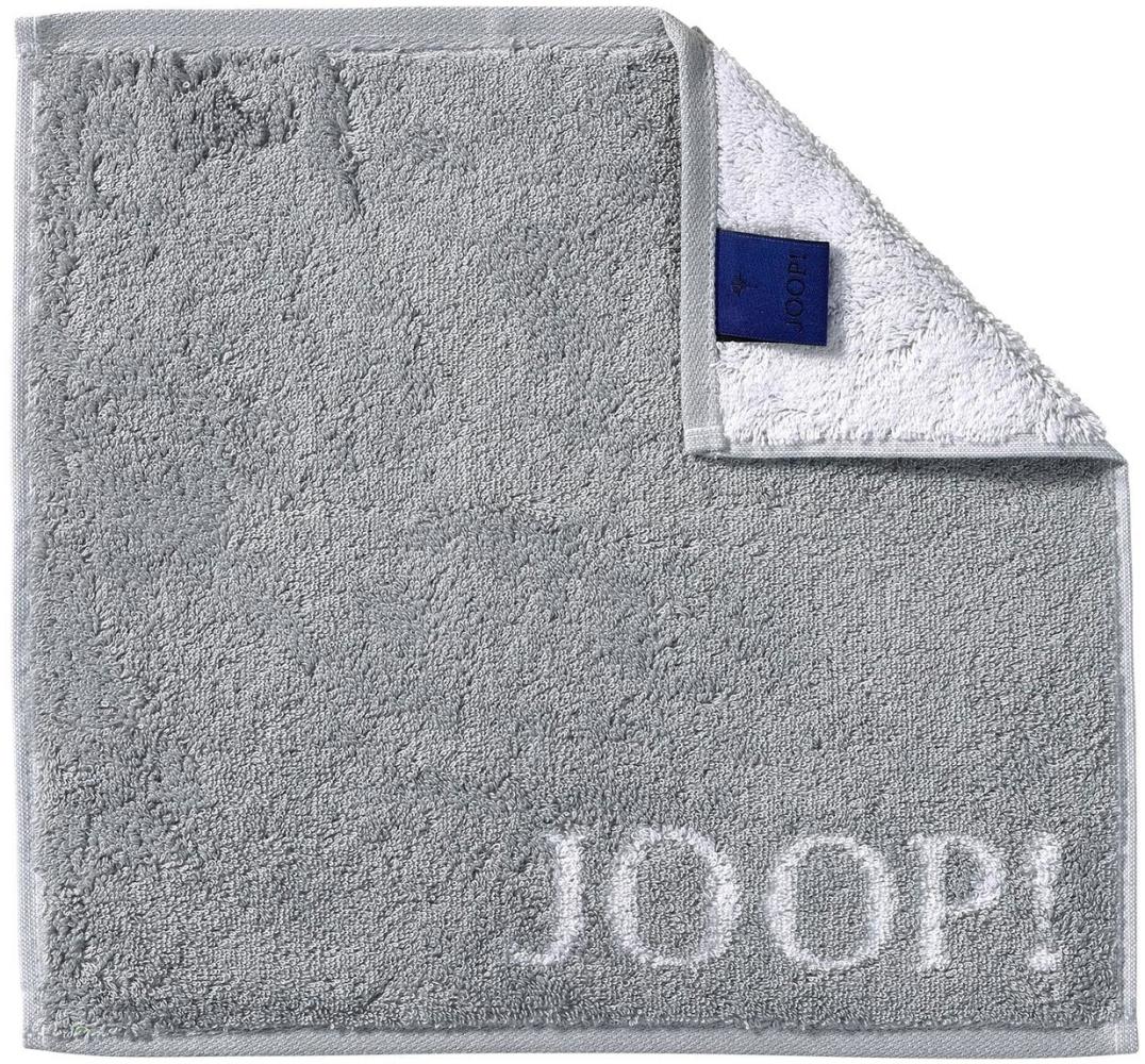 JOOP Frottier Handtücher Classic|Seiflappen 30x30 cm| silber Bild 1