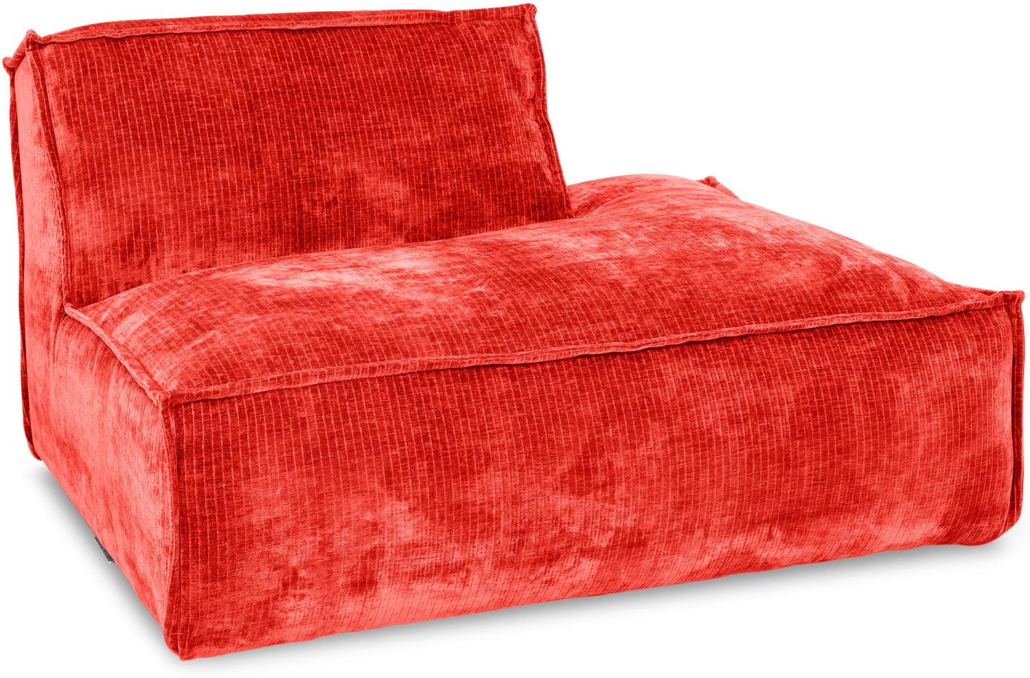 Ottomane SANSIBAR RANTUM (BHT 138 x 79 x 104 cm) BHT 138 x 79 x 104 cm orange Recamiere Chaiselongue Bild 1