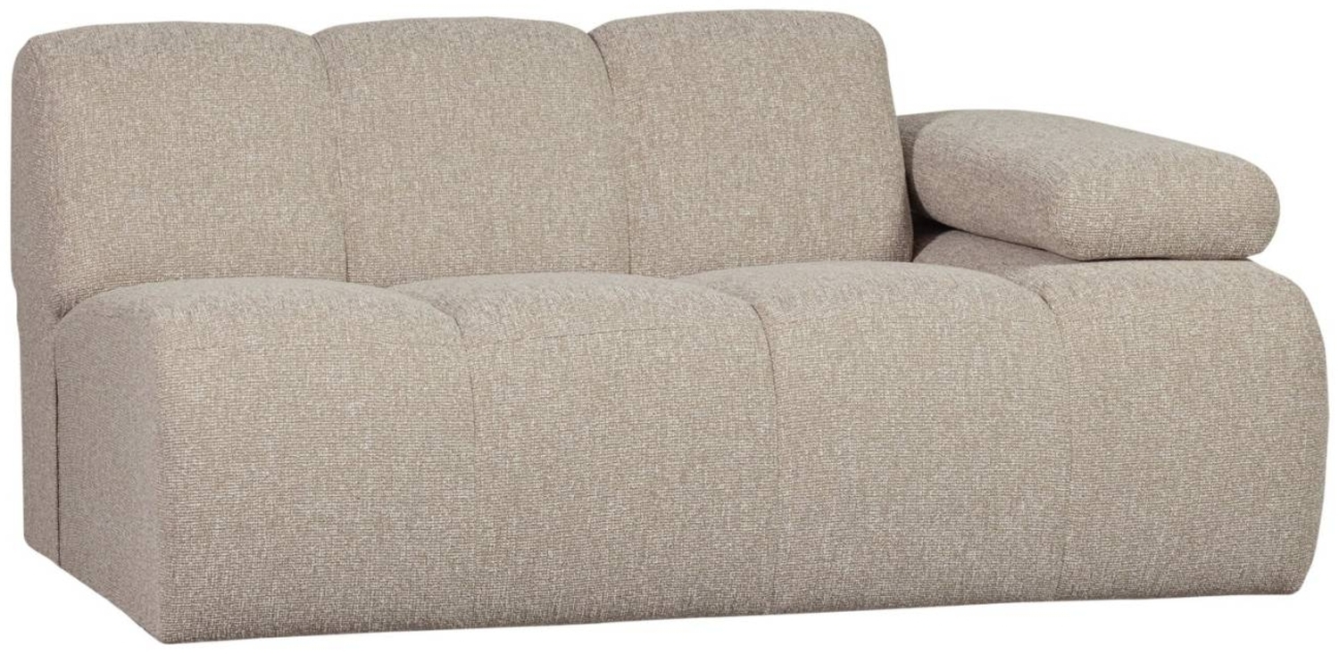 Modulsofa Mojo Boucle 1,5er Arm-Rechts, Beige Bild 1