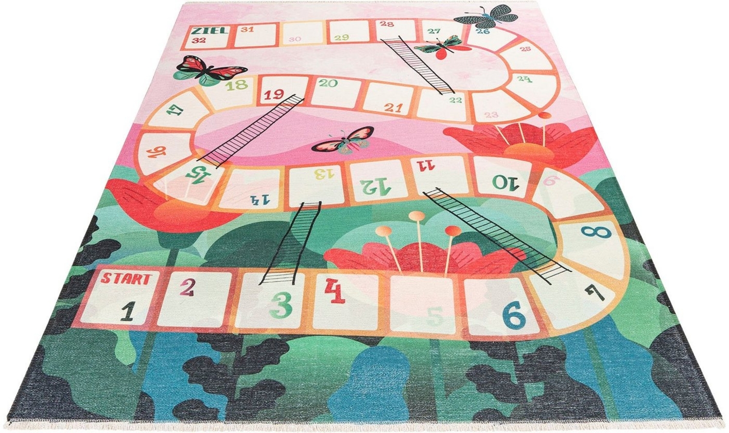 Obsession Kinderteppich My Greta 620, rechteckig, Höhe: 6 mm, Kurzflor, Spielteppich, mit Fransen, Kinderzimmer Bild 1