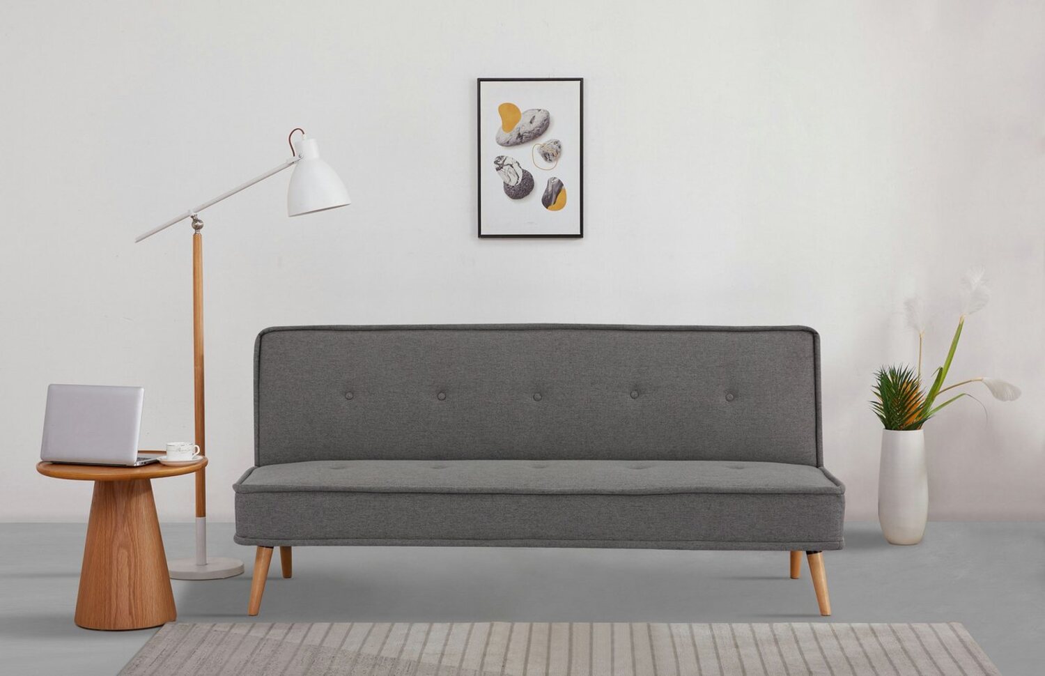 INOSIGN Schlafsofa ARBON,183cm, klappbarer 3-Sitzer mit verstellbarer Rückenlehne und, Bettfunktion Bild 1