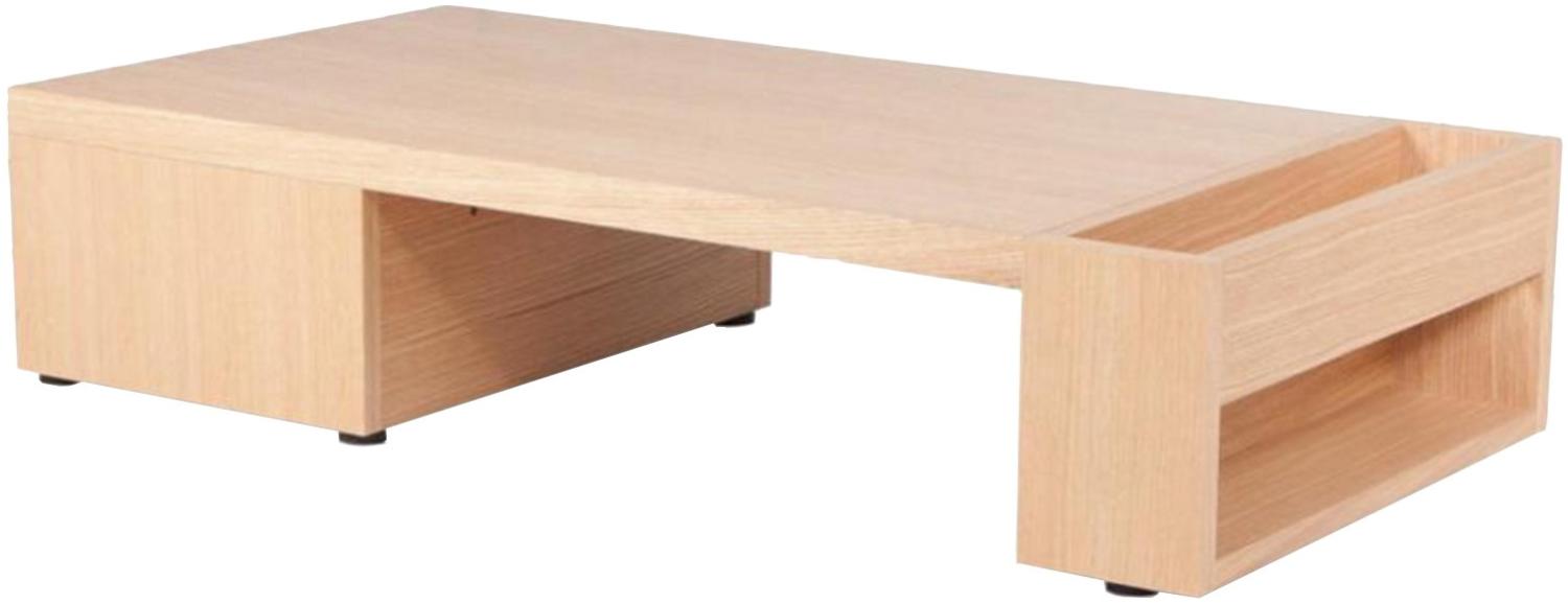 Couchtisch Eiche Tisch Wohnzimmertisch Funktionscouchtisch Sofatisch Beistelltisch Bild 1