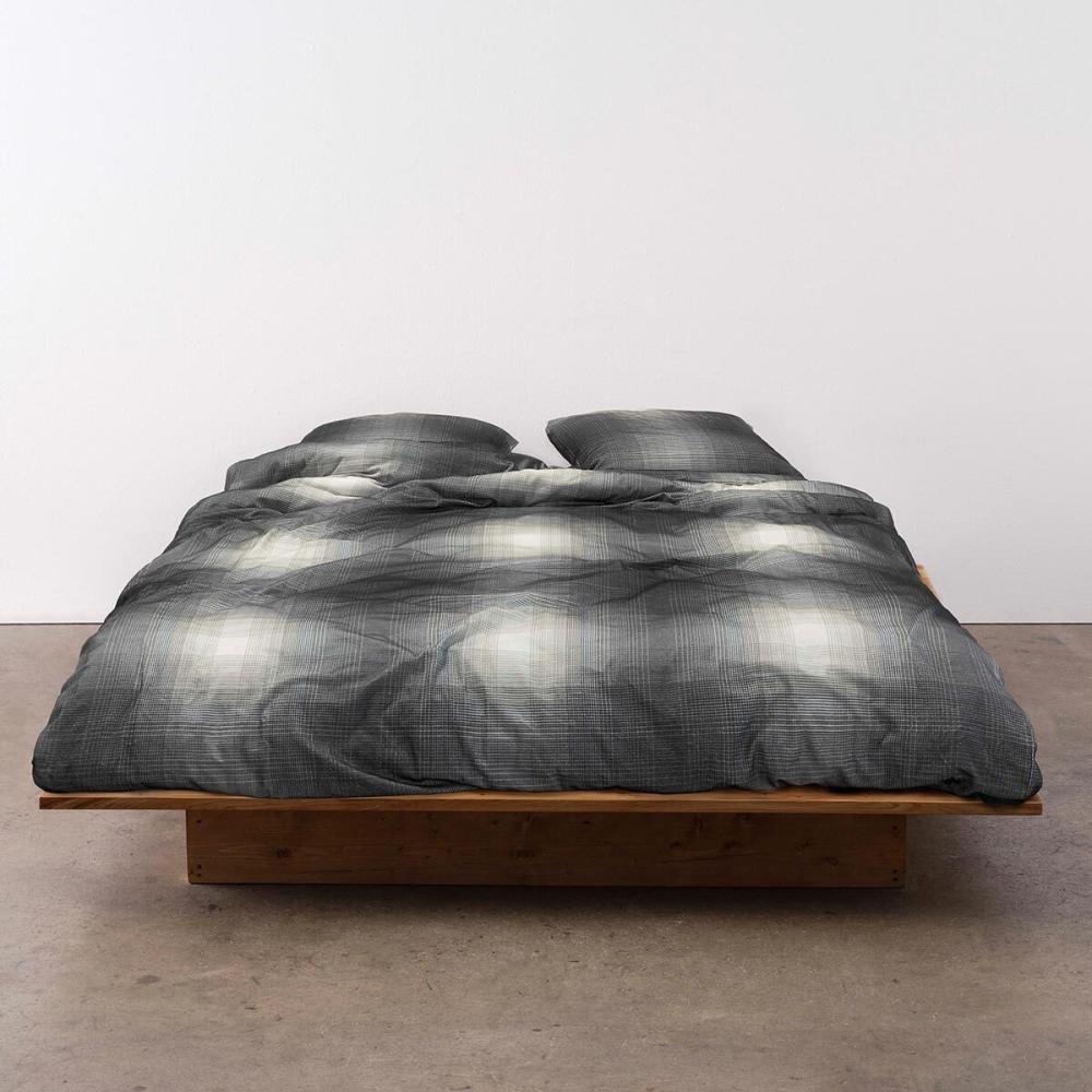 Marc O Polo Flanell Bettwäsche Phia black|155x220 cm + 80x80 cm Bild 1