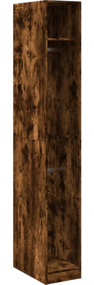 vidaXL Kleiderschrank Räuchereiche 30x50x200 cm Holzwerkstoff 3307778 Bild 1