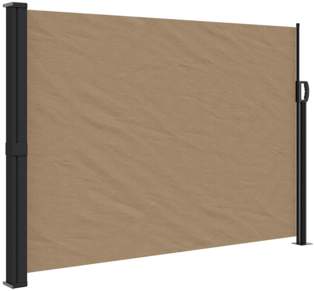 vidaXL Seitenmarkise Ausziehbar Taupe 140x300 cm 4004304 Bild 1