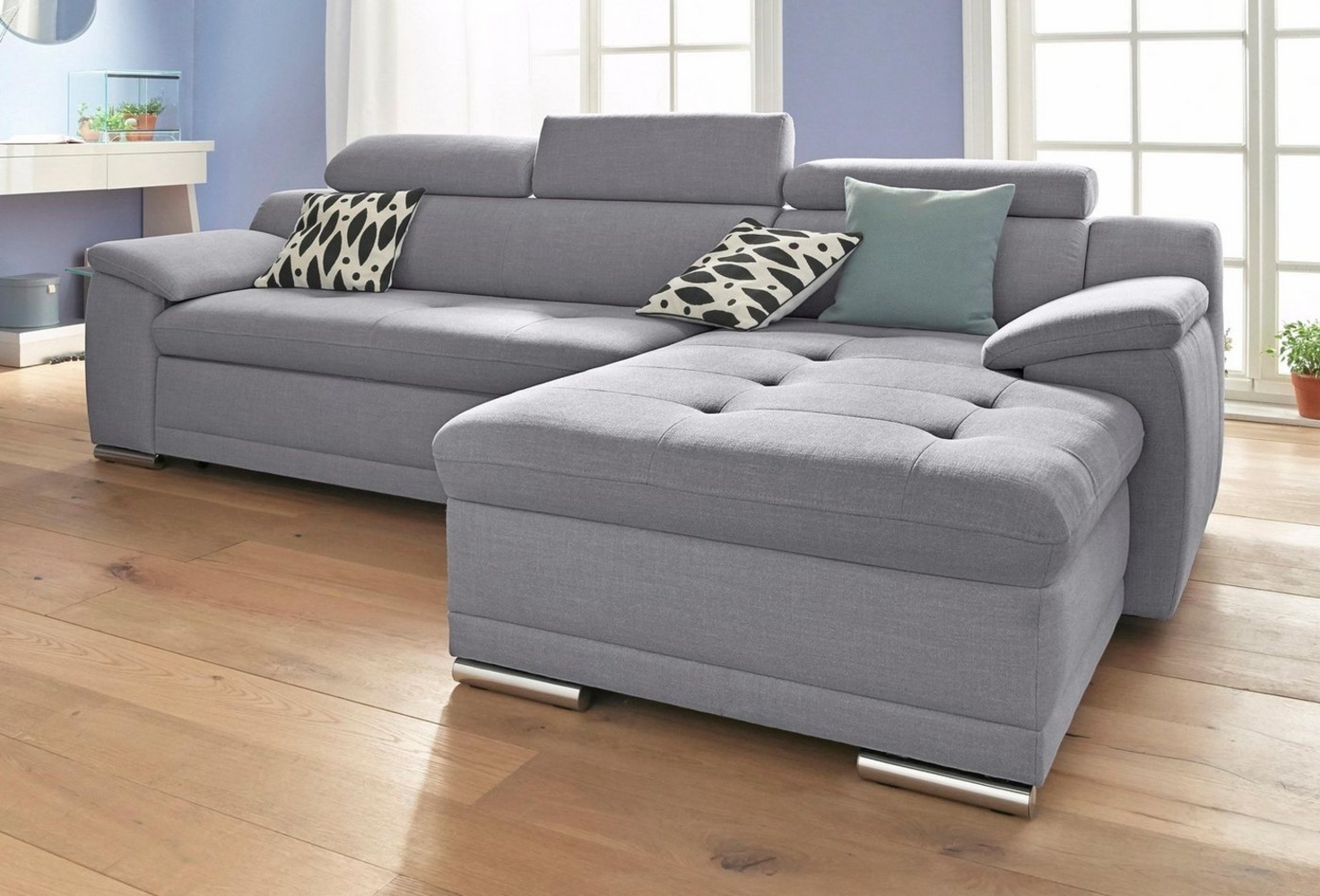 sit&more Ecksofa Top Andiamo L-Form, wahlweise mit Bettfunktion, inklusive Kopfteilverstellung Bild 1