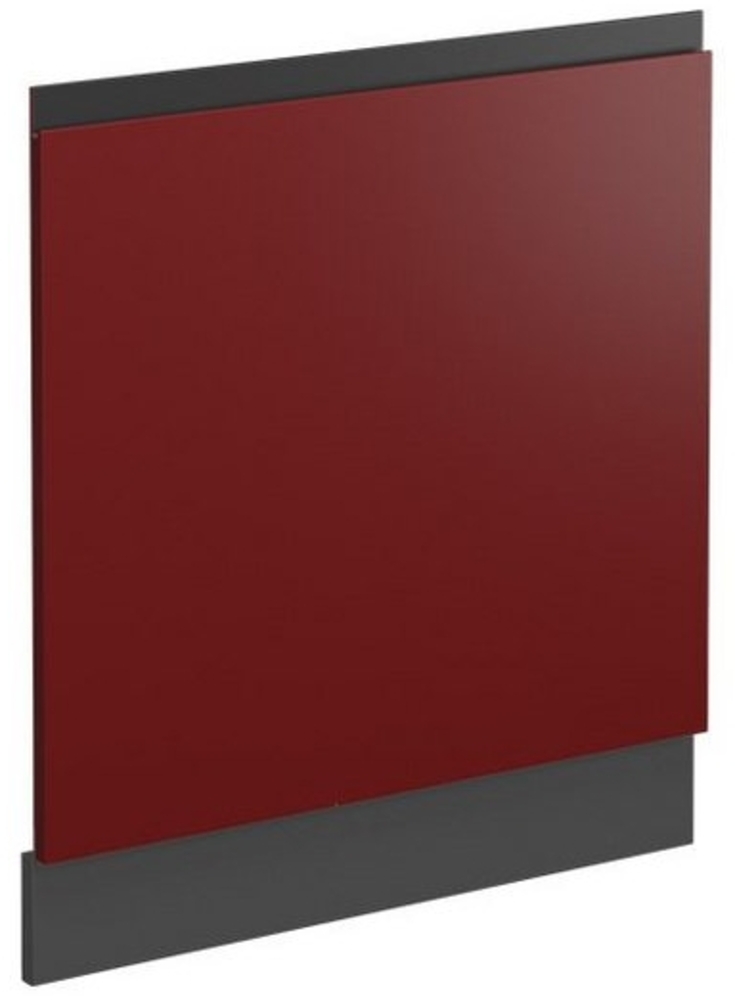 Frontblende R-Line Rot 59.6 cm J-Shape, ohne Arbeitsplatte Vicco Bild 1