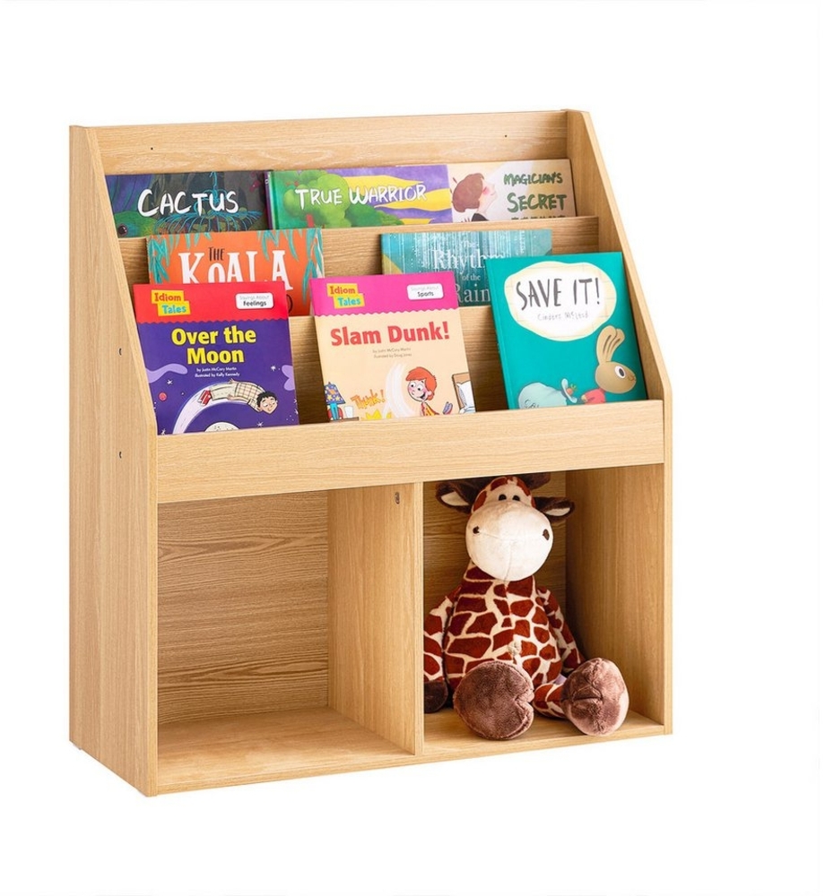 SoBuy Bücherregal KMB01, Kinderregal mit 3 Ablagefächern und 2 offenen Fächern Bücherregal Bild 1