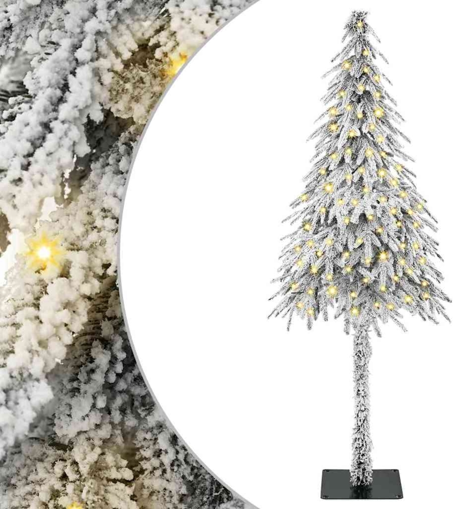 vidaXL Weihnachtsbaum mit 150 LEDs Weiß 150 cm PE und Stahl 3396212 Bild 1