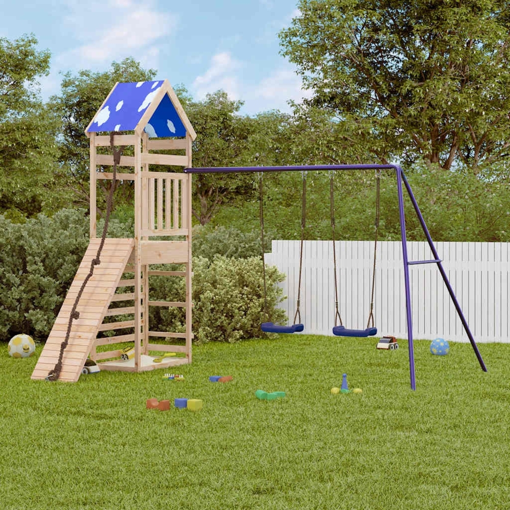 vidaXL Spielturm Massivholz Kiefer 3279052 Bild 1