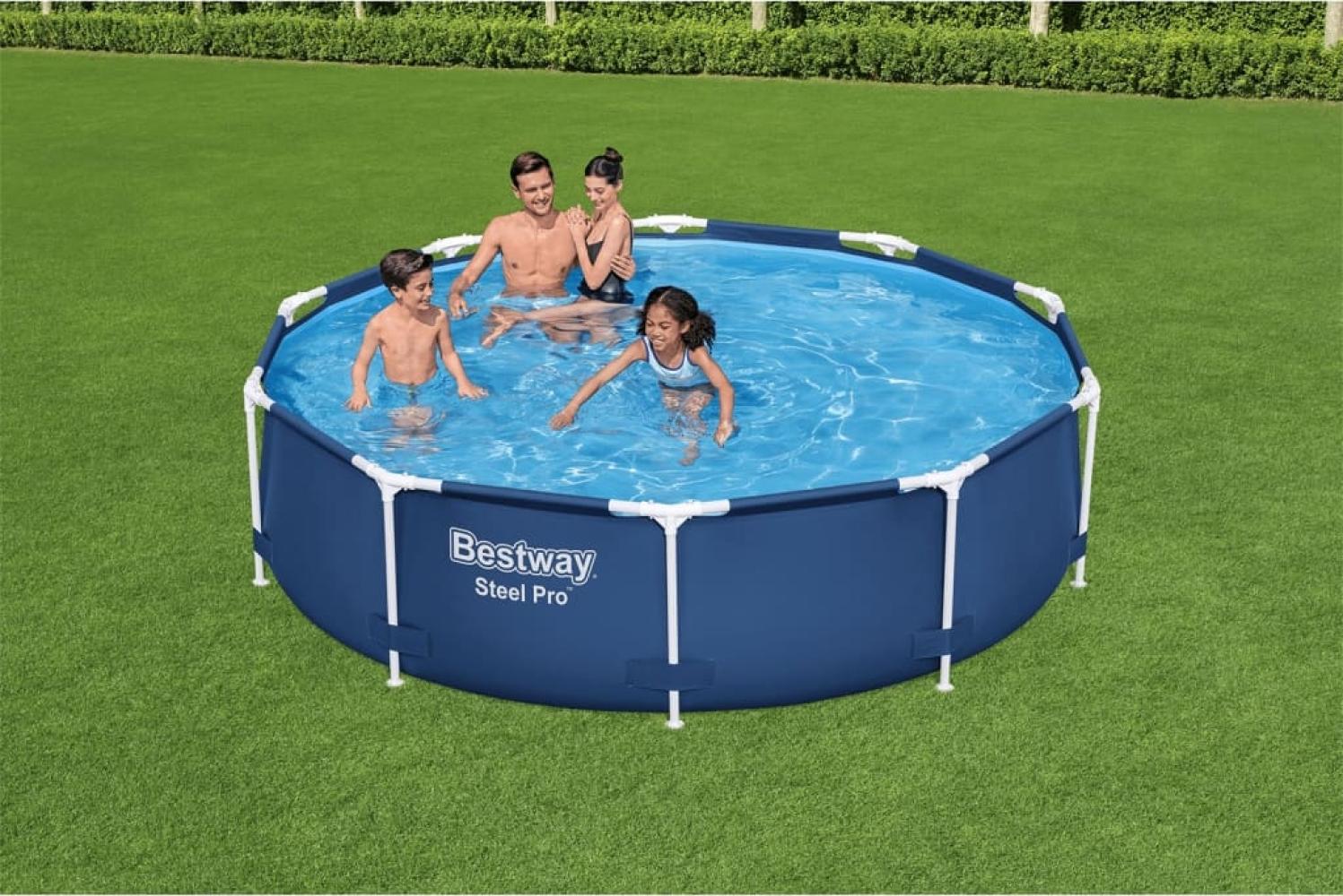 Bestway Pool Steel Pro 305x76 cm 3202703 Bild 1