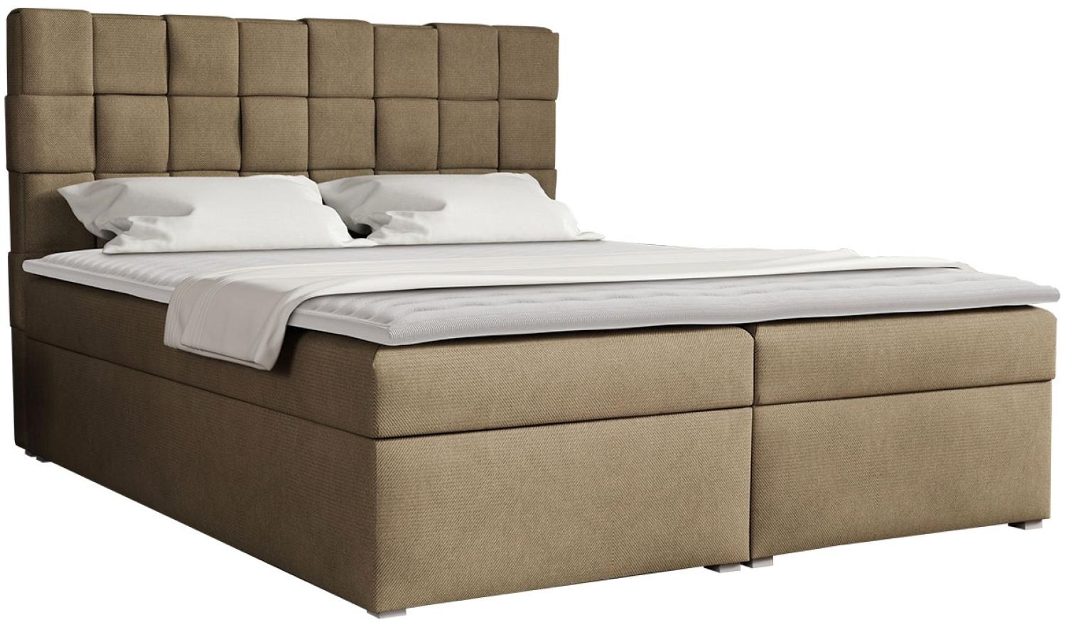 Boxspringbett Malmo Box, Beige, 180 x 200 cm Bild 1