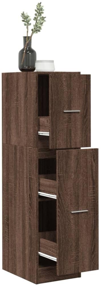 vidaXL Apothekerschrank Braun Eichen-Optik 30x41x118 cm Holzwerkstoff 855166 Bild 1