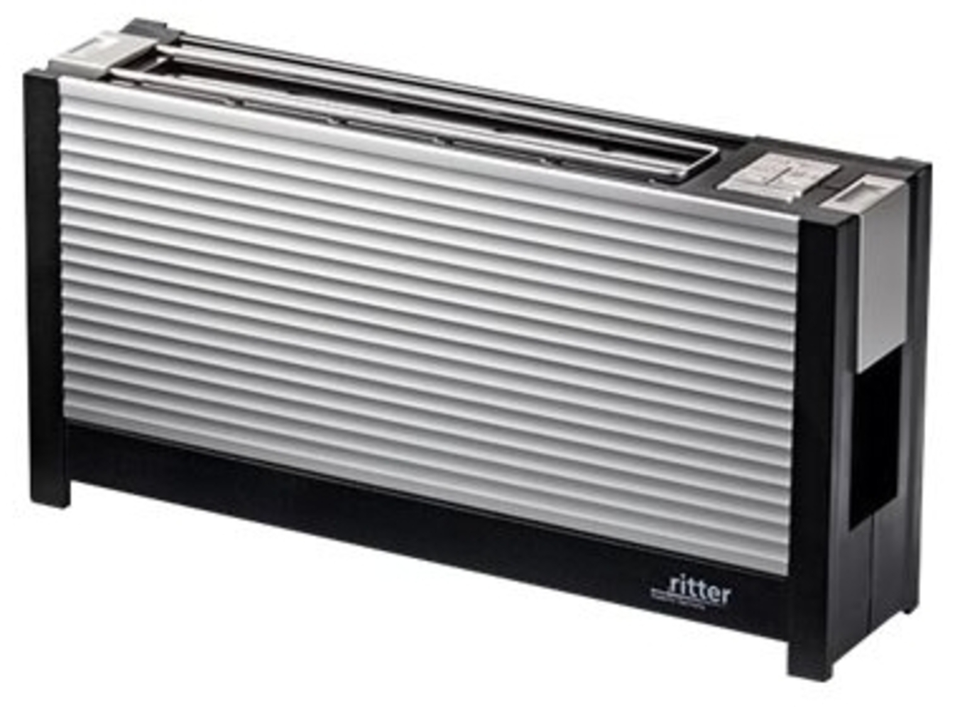 ritter Toaster 630010 volcano 3, Aluminium, Langschlitztoaster mit hochwertigen Bild 1