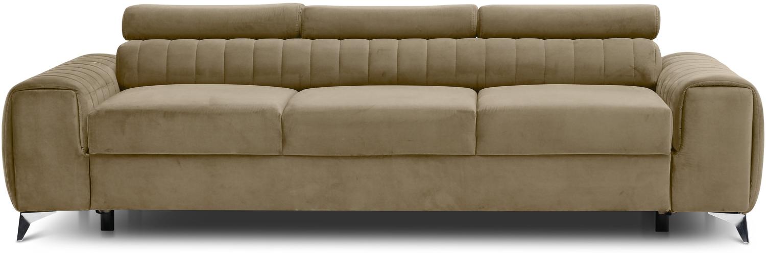 Laurence, Sofa, Couch, Hellbraun Bild 1