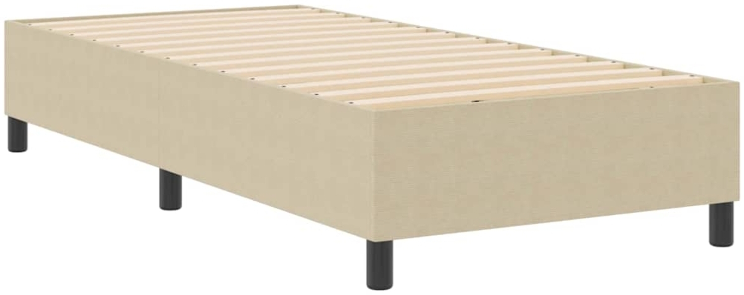 vidaXL Boxspringbett Grau-Grün 90 x 190 cm Cordstoff 3337386 Bild 1
