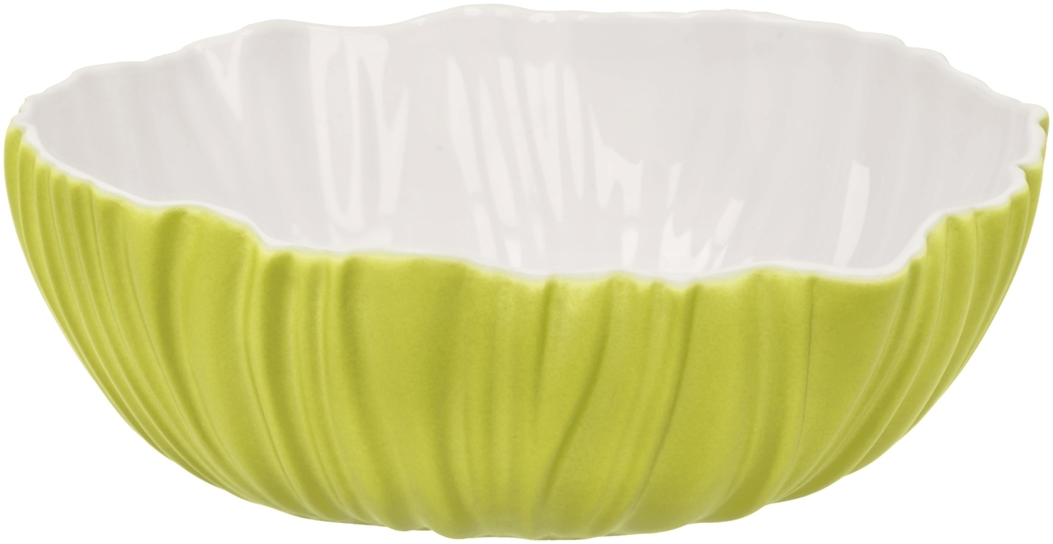 Goebel / Spirulina,Schale,hellgrün,16,0cm x 13,5cm x 5,5cm / Biskuit-Porzellan / 16,0cm x 13,5cm x 5,5cm Bild 1