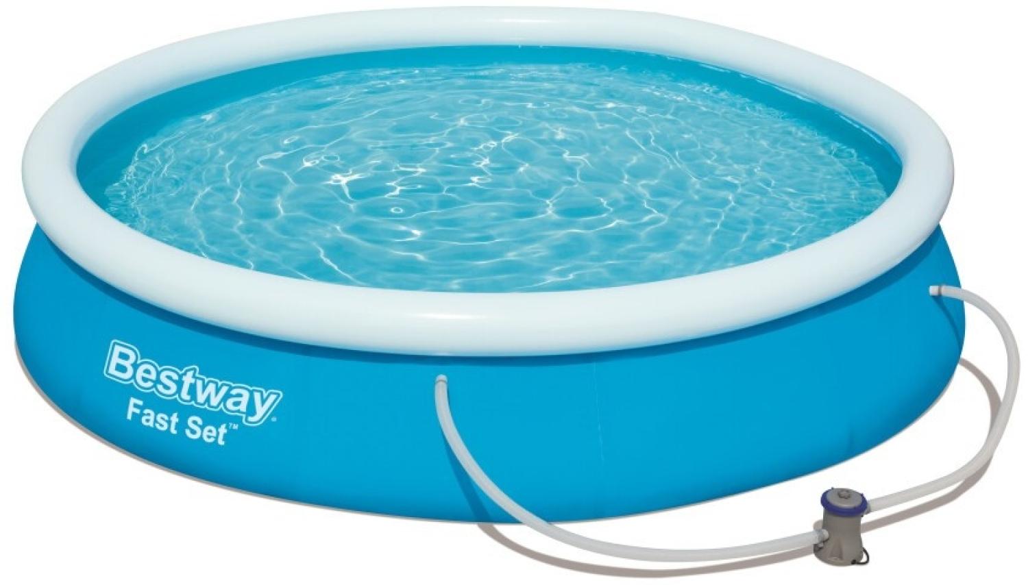 Bestway 'Fast Set Pool 366 x 76 cm', rund, mit Filterpumpe Bild 1