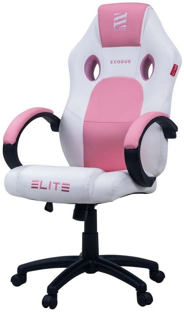 ELITE Gaming Gaming-Stuhl Ergonomischer Gamingstuhl Exodus Bürostuhl inkl. XXL Sitzfläche (hohe Rückenlehne, verstellbare Sitzhöhe, extragroße Sitzfläche, vielfältige Farbauswahl, Sicherheits-Doppelrollen, 1 St), verstellbare Sitzhöhe Bild 1