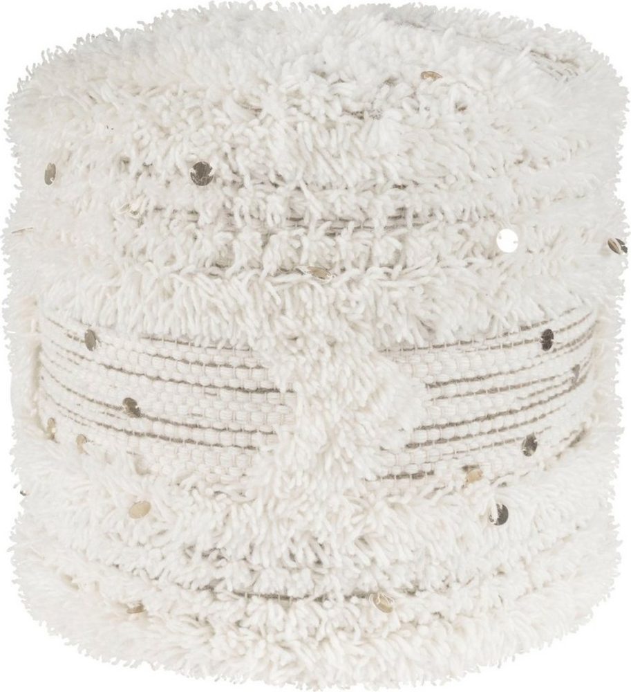 Pouf Bohist 425 Creme / Khaki 50cm x 50cm Bild 1