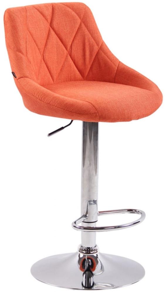 Barhocker Lazio Stoff, orange Bild 1