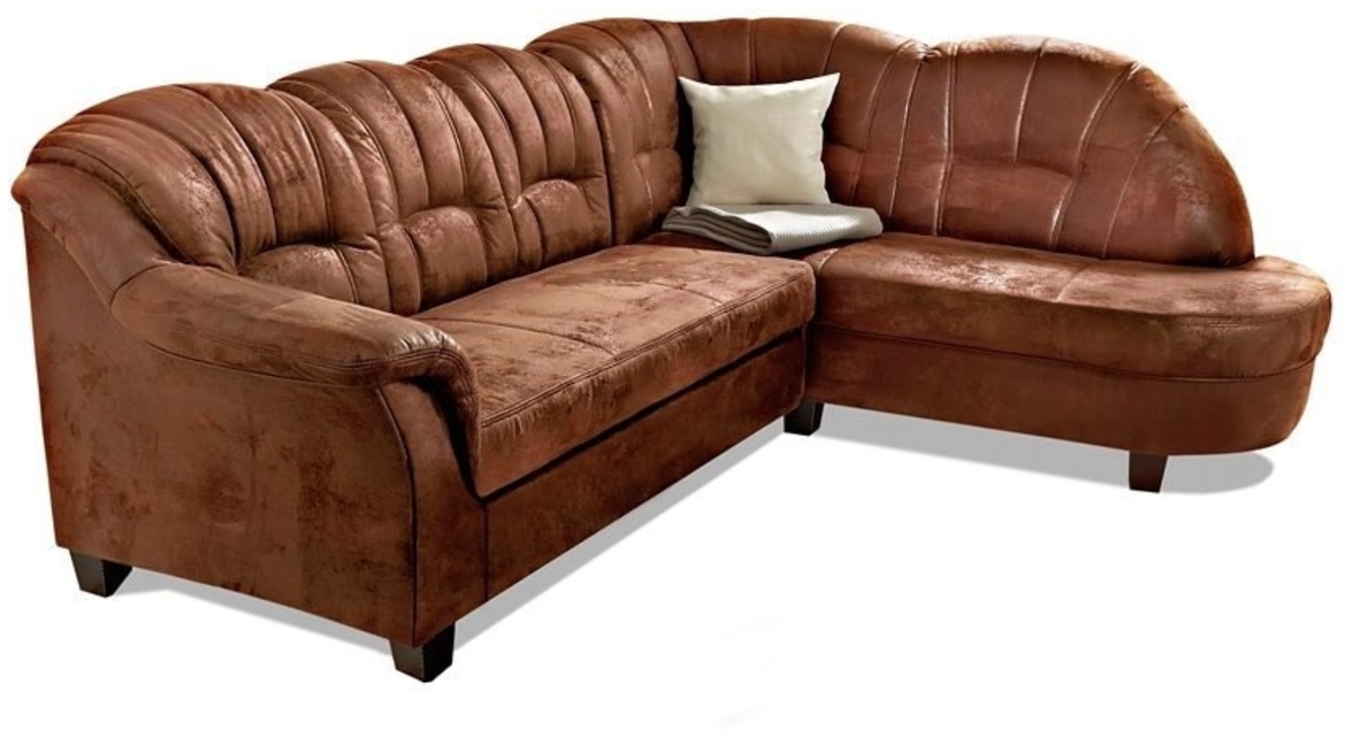 Home affaire Ecksofa Budapest L-Form, wahlweise mit Bettfunktion, mit Recamiere oder Ottomane Bild 1