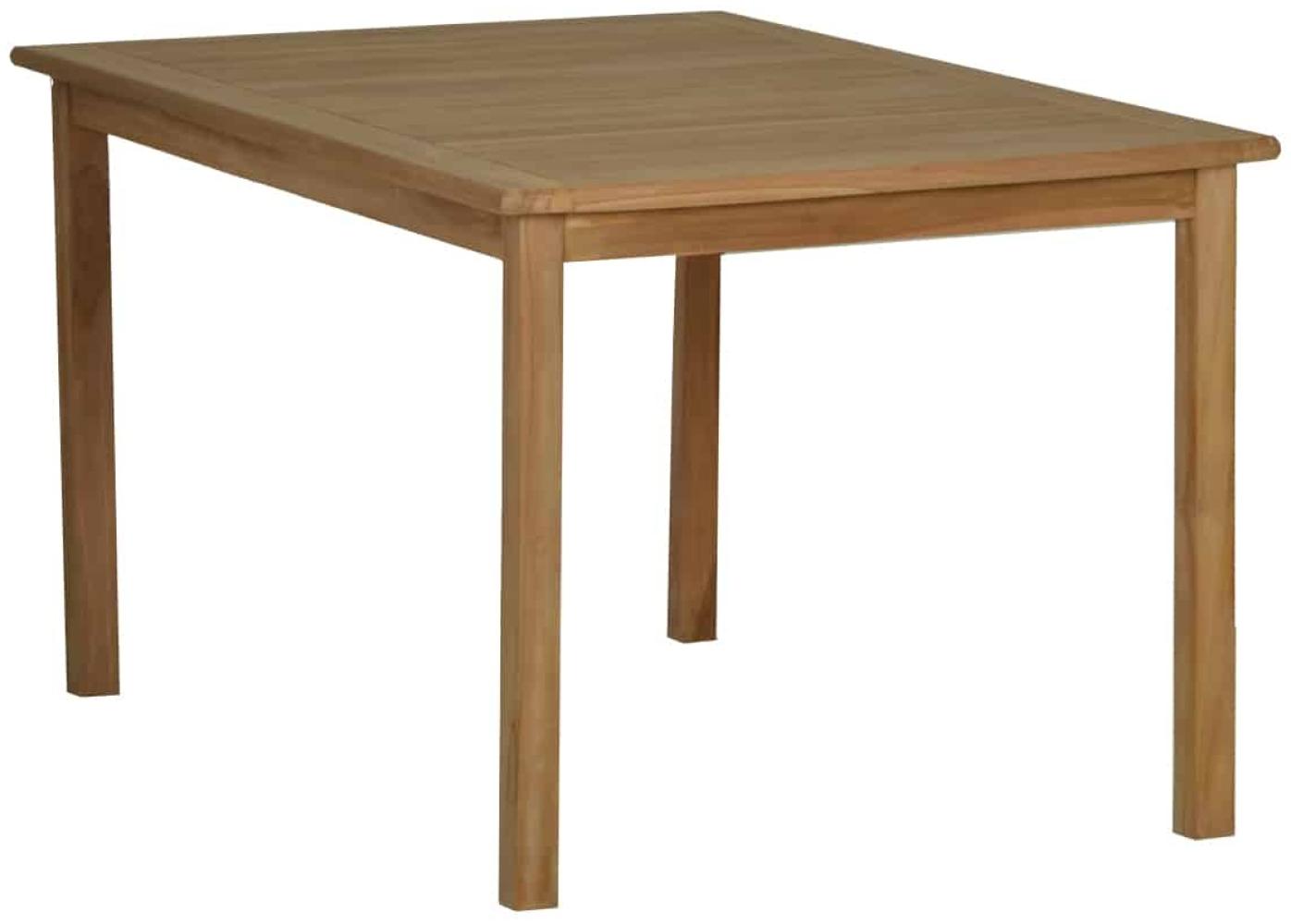 MiaMöbel Teak Esstisch 150x90cm Massivholz Teak Modern Bild 1