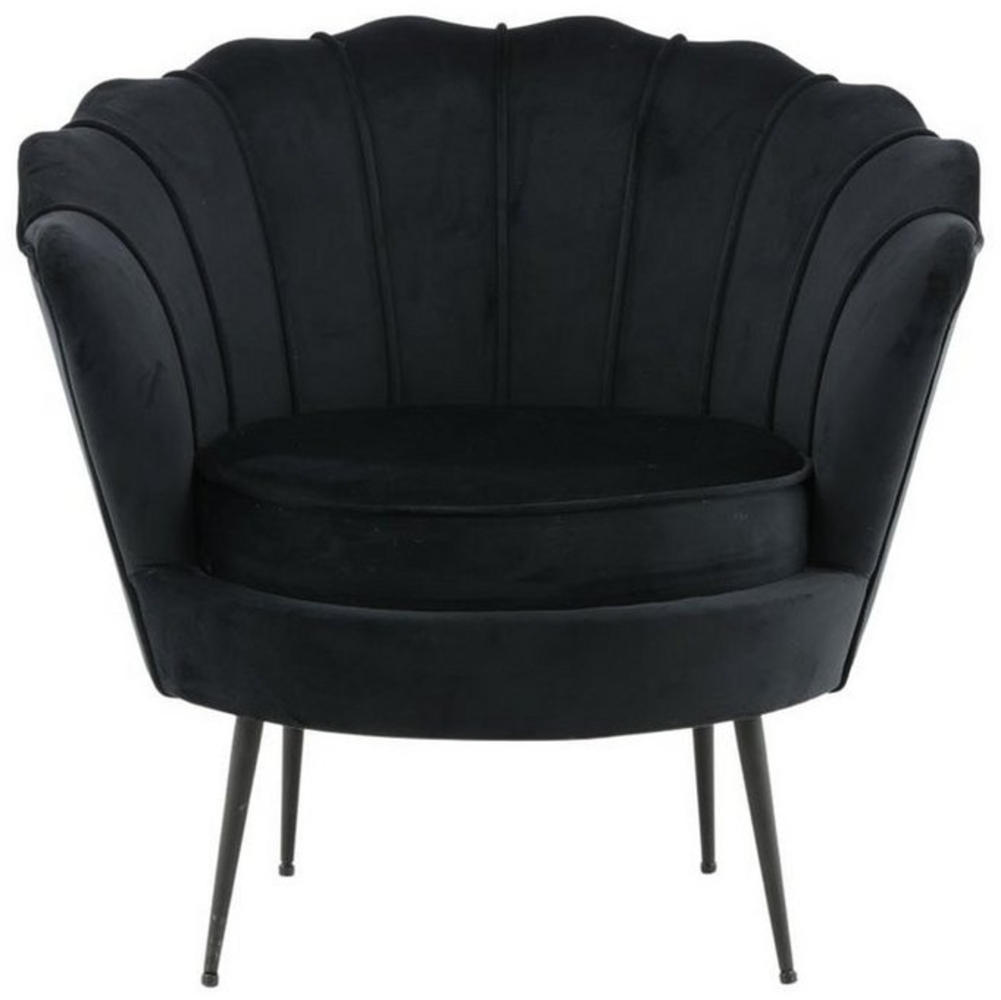 ebuy24 Relaxsessel Calais Sessel Velour schwarz. (1-St) Bild 1