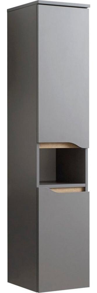 Saphir Midischrank Quickset Badschrank 30 cm breit, 2 Türen, 1 Nische, 2 Einlegeböden Badezimmer-Midischrank inkl. Türdämpfer, grifflos Bild 1