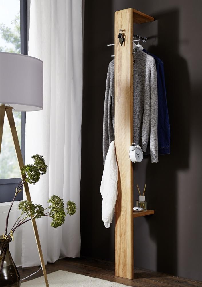 Garderobe 30x200cm 'Bayreuth' Kernbuche massiv Bild 1
