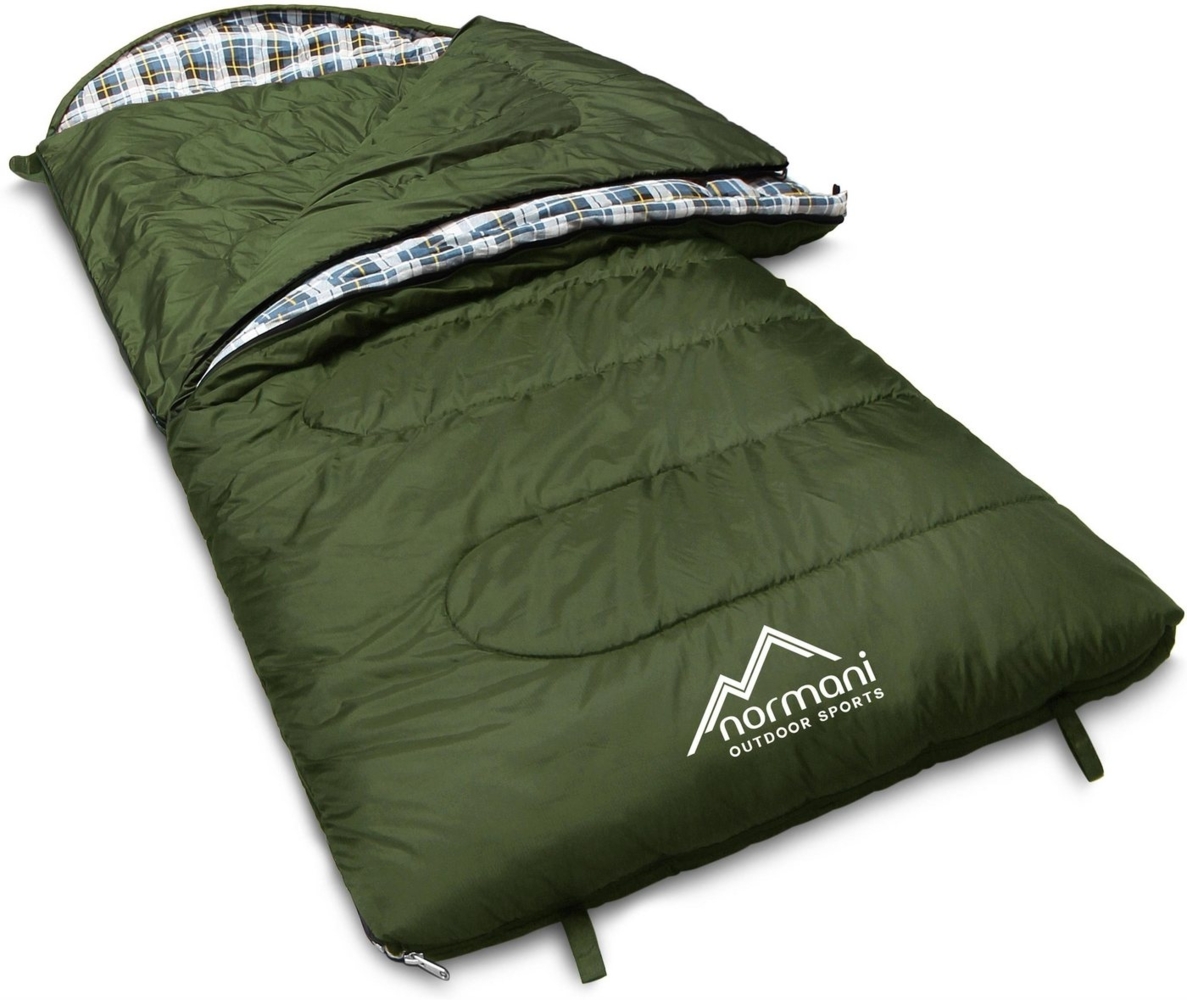 normani Deckenschlafsack Outdoor-Schlafsack Extrem 4-In-1 Antarctica, bis -40°C 500 + 250 g/m² Füllung Bild 1