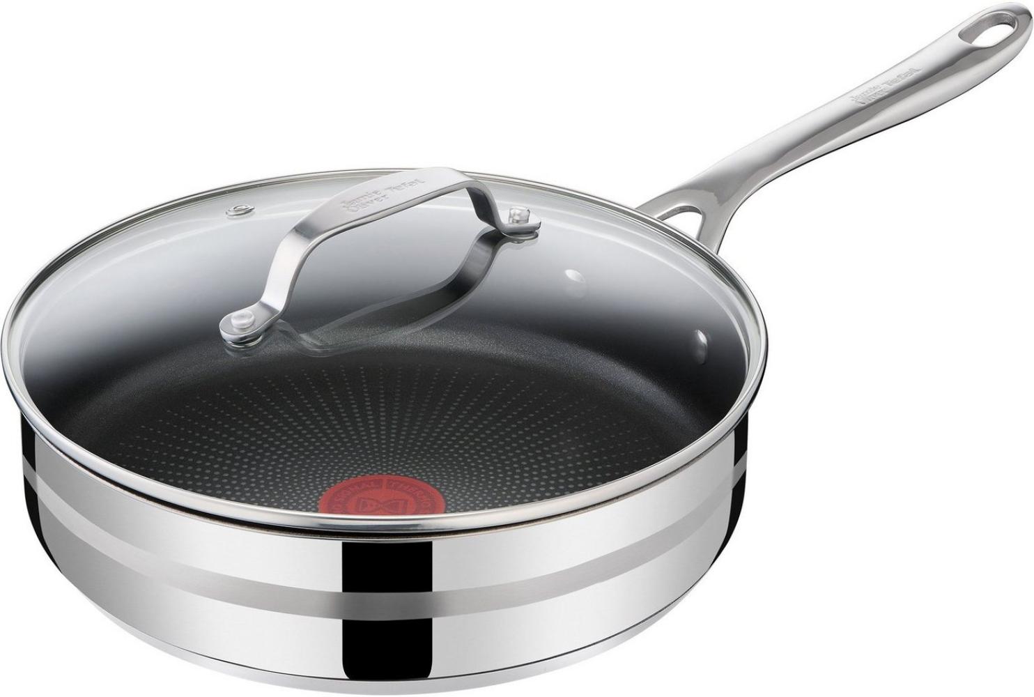 Tefal Schmorpfanne Tefal by Jamie Oliver Cook Smart, Edelstahl (1-tlg), Edelstahl,Antihaftversiegelung,Thermo-Signal,alle Herdarten,Induktion Bild 1