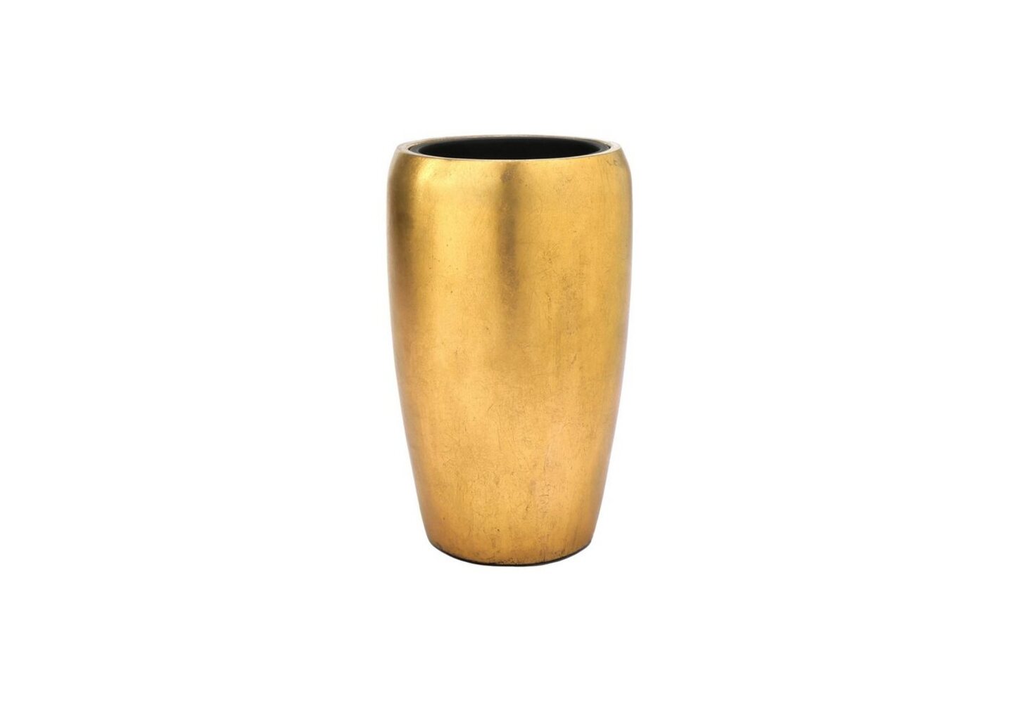 Flingora Bodenvase Gloria, mit Einsatz - Fiberglas - Indoor - Gold - Höhe 51 cm Bild 1