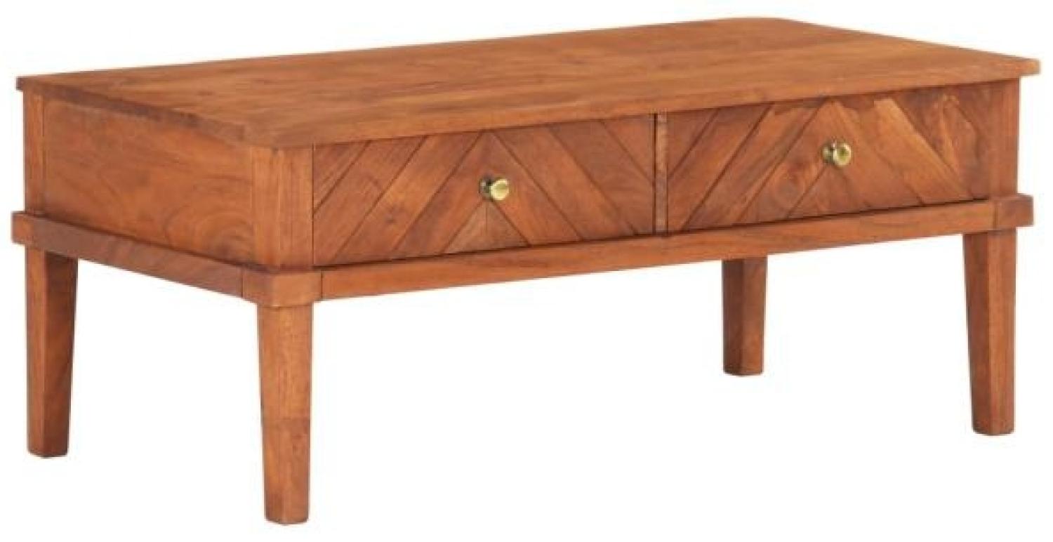 vidaXL Couchtisch 100 x 50 x 41 cm Massivholz Akazie Bild 1