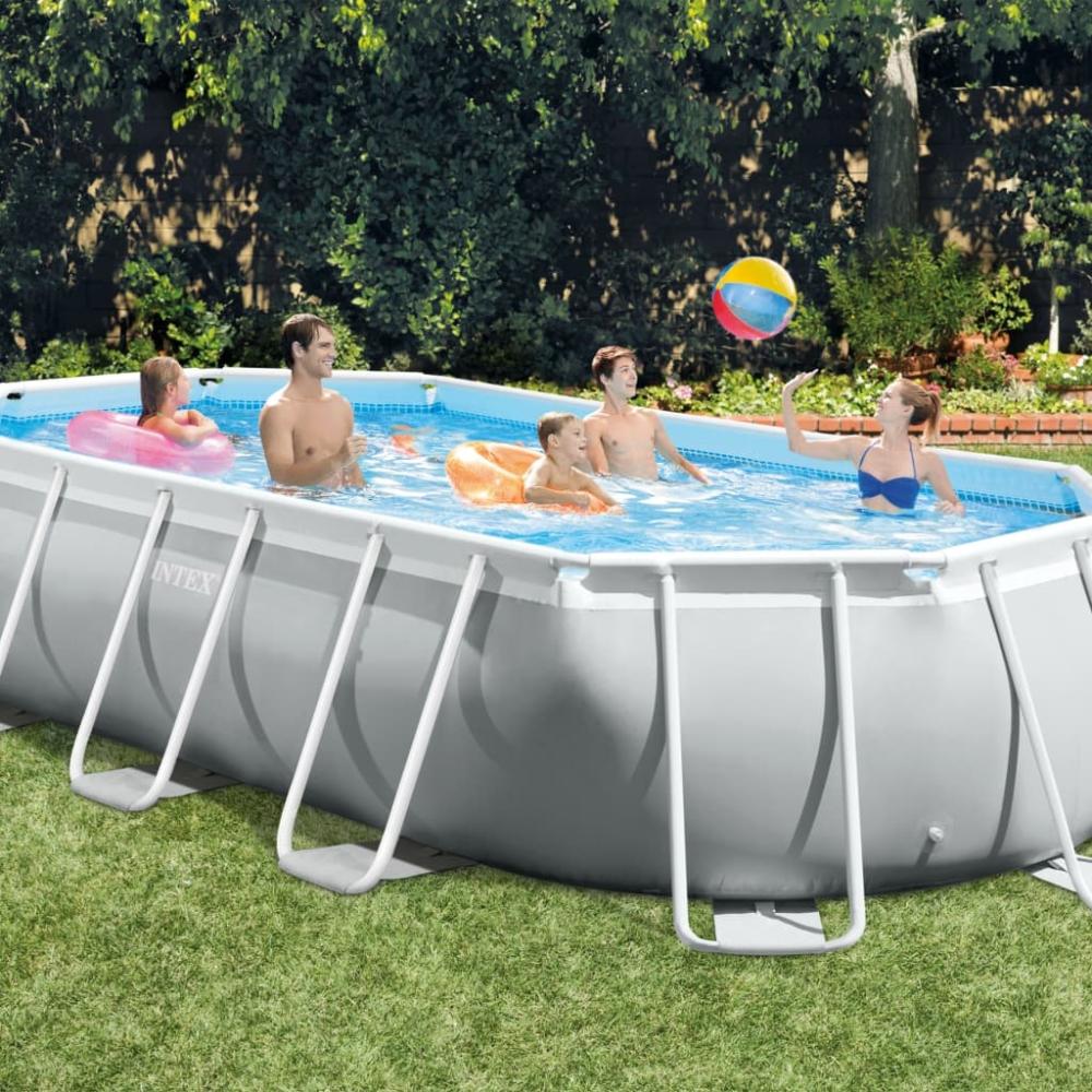 Intex Frame Swimming Pool Set "Prism Oval", 503 x 274 x 122 cm Bild 1