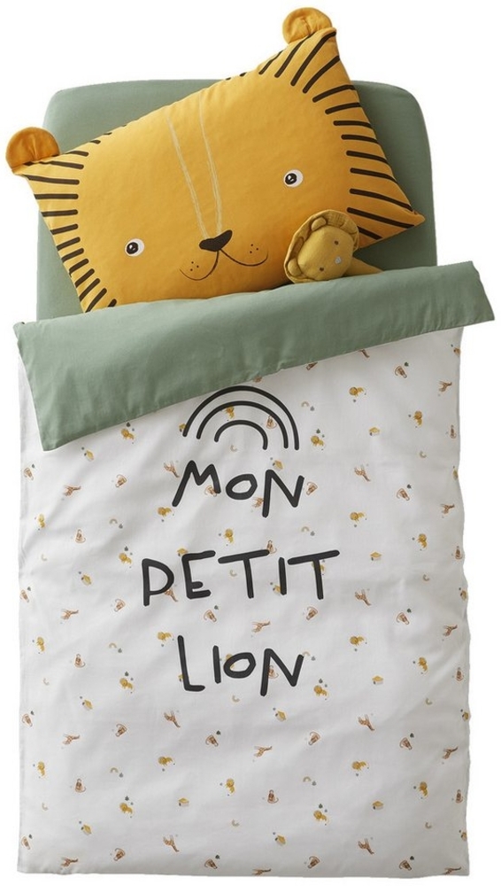 vertbaudet Bettbezug Baby Bettbezug ohne Kissenbezug TANSANIA, wendbar Bild 1