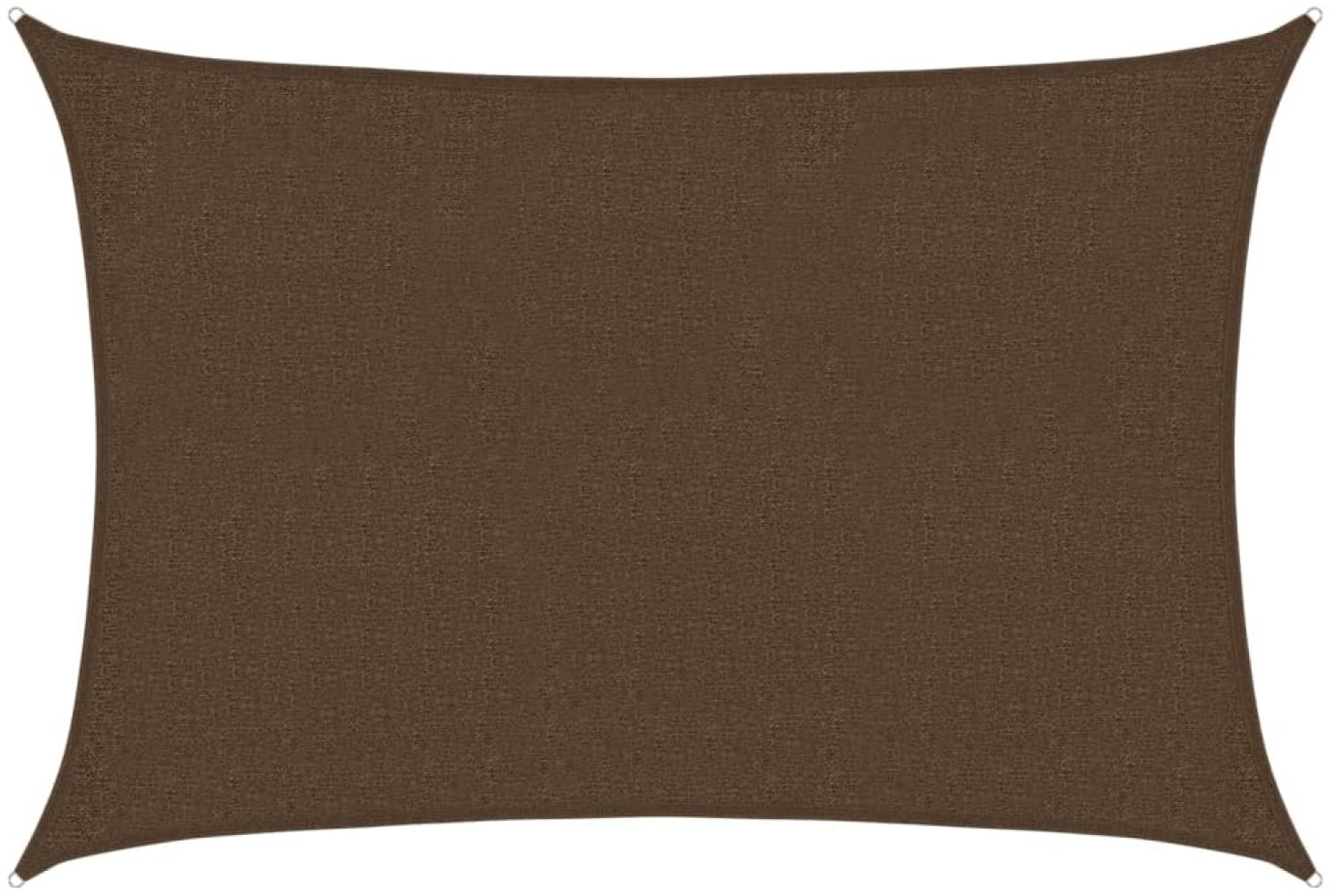 vidaXL Sonnensegel 160 g/m² Braun 2x2,5 m HDPE 311776 Bild 1