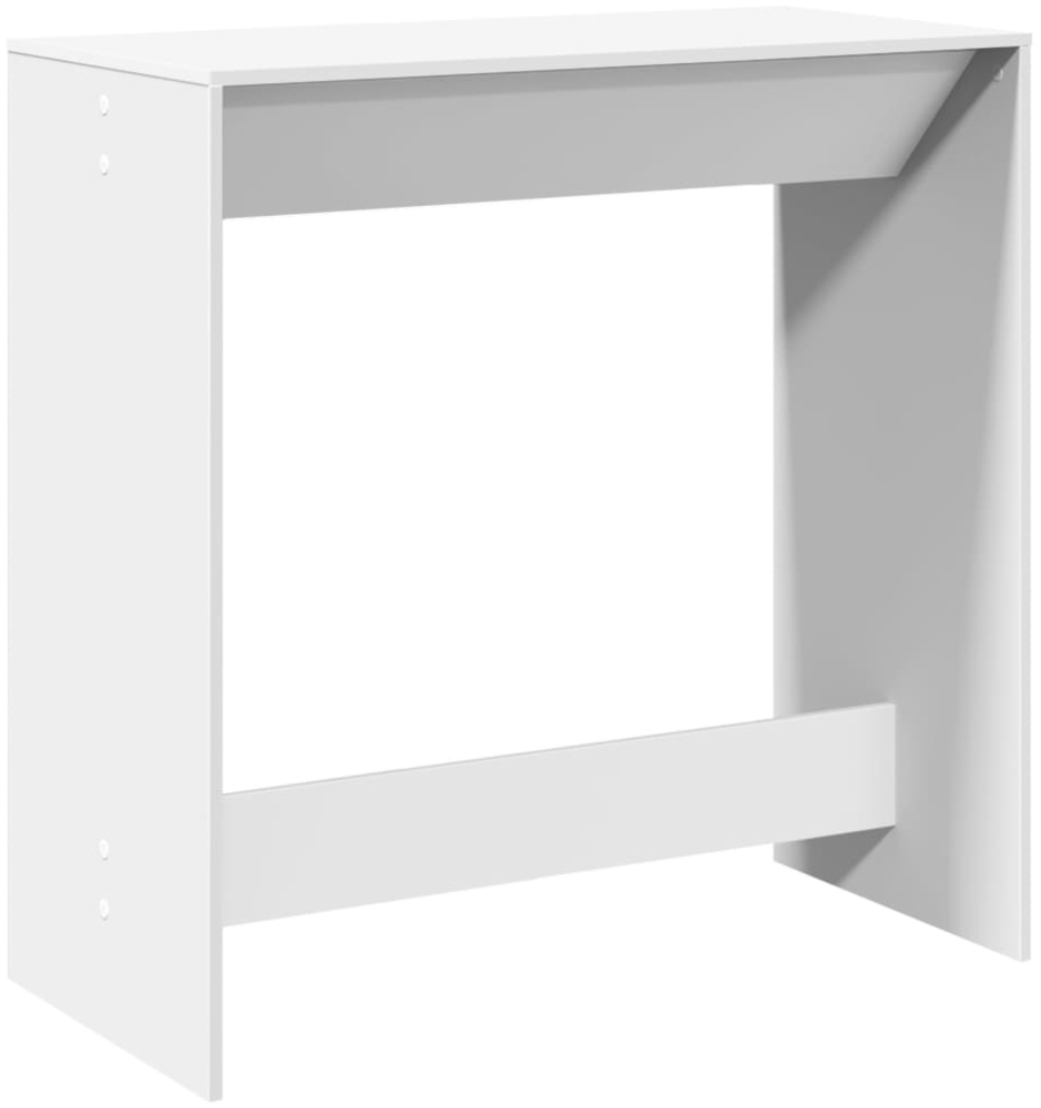 vidaXL Bartisch Weiß 102x50x103,5 cm Holzwerkstoff 854427 Bild 1