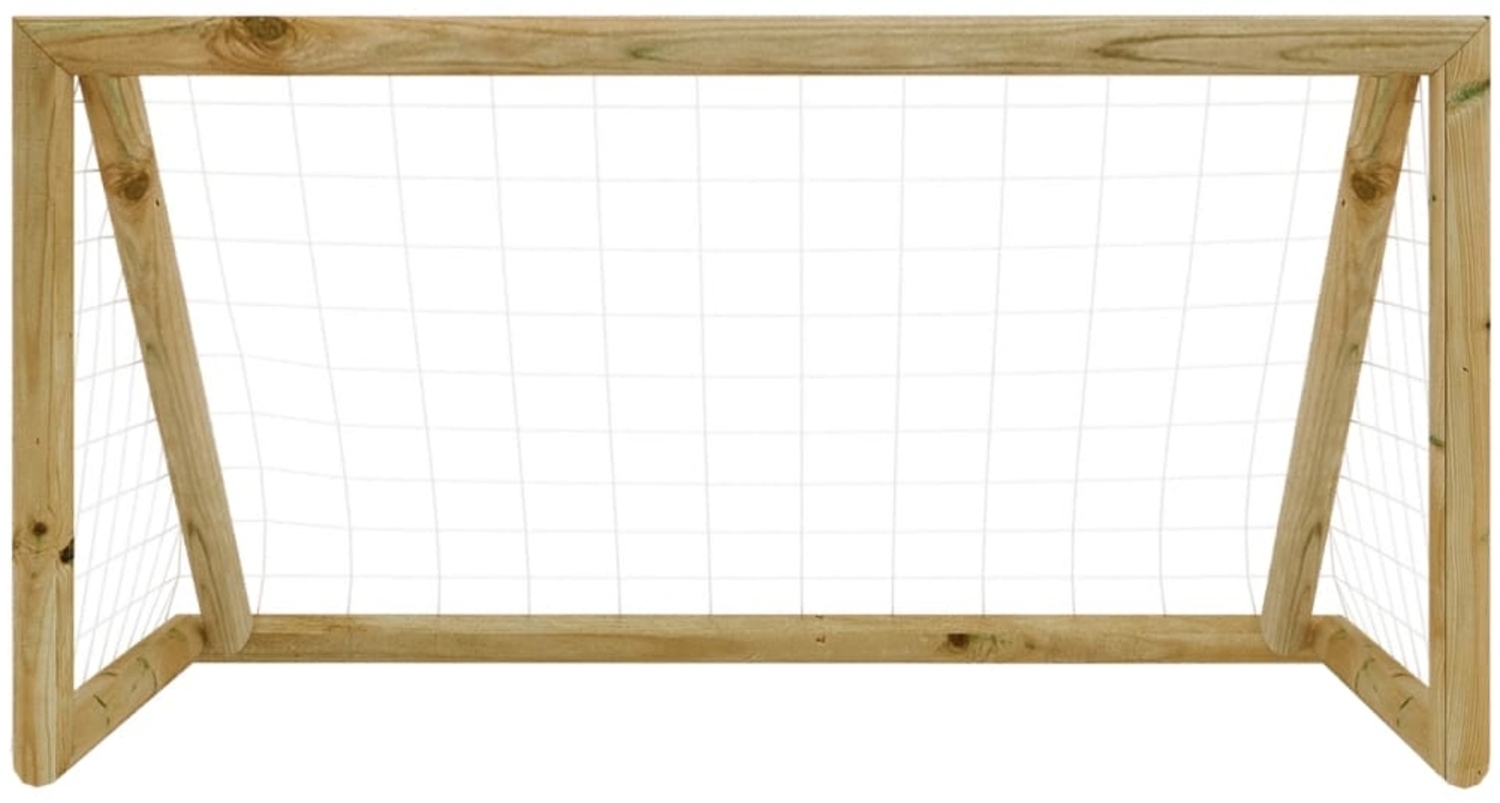 vidaXL Fußballtor, Kiefernholz imprägniert, 160 x 80 x 100 cm Bild 1