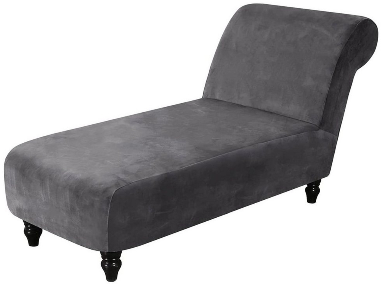 Qelus Sofahusse Strecken Samt Chaiselongue Schonbezug Armloser Bezug Bild 1