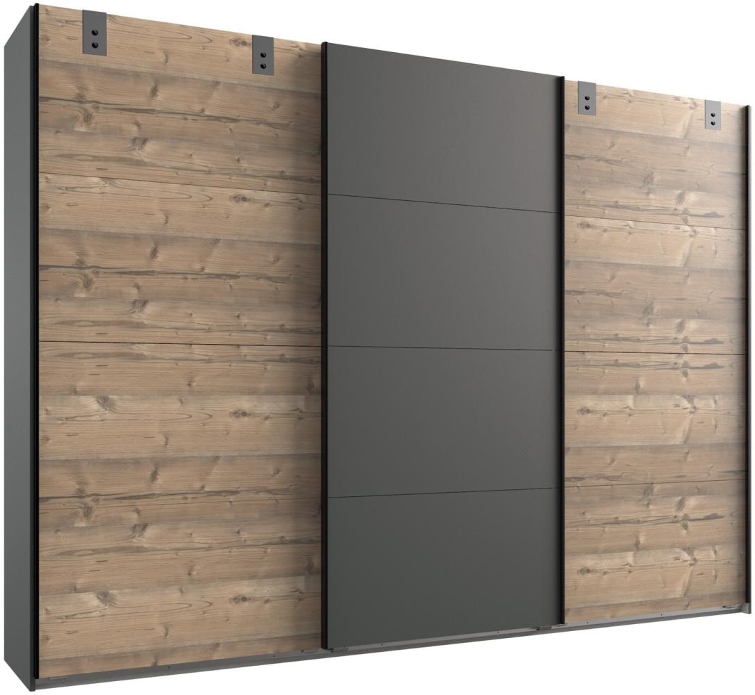 Kleiderschrank >Malmö< (B/H/T: 270x210x65 cm) in Graphit - 270x210x65cm (BxHxT) Bild 1